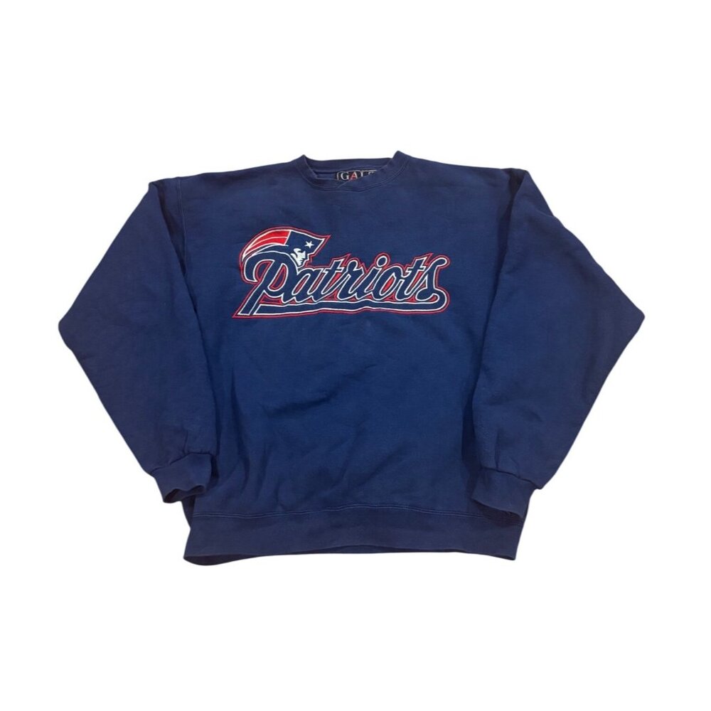 Vintage Galt Sand New England Patriots NFL Crewneck Sweatshirt Made in USA Large